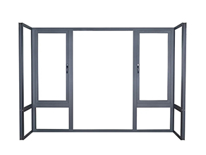 固定式 噴塑斷橋鋁防火窗