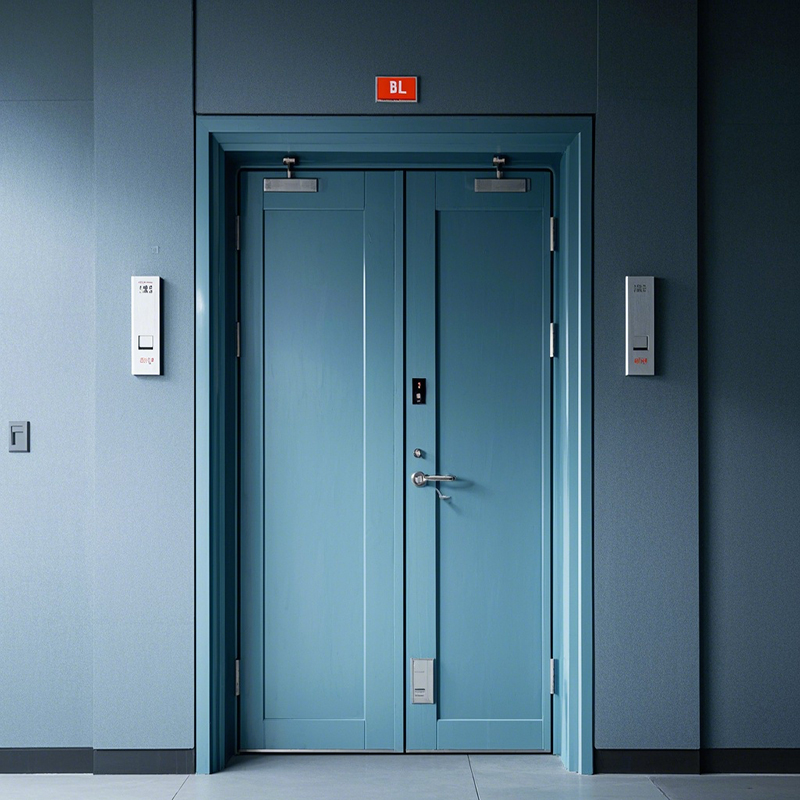 醫(yī)院學(xué)校樓道用防火入戶門(圖1) 鋼質(zhì)防火門-1.jpg