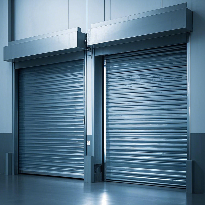 鋼質復合式防火卷簾門(圖1) 雙軌雙簾防火卷來門.jpg