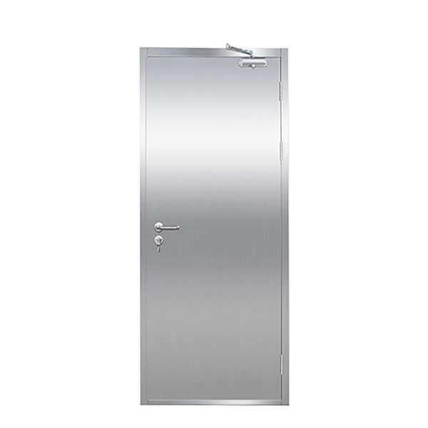 這兩種情況下通往室外疏散樓梯的門應(yīng)為甲級防火門(圖1) 不銹鋼防火門樣品.jpg